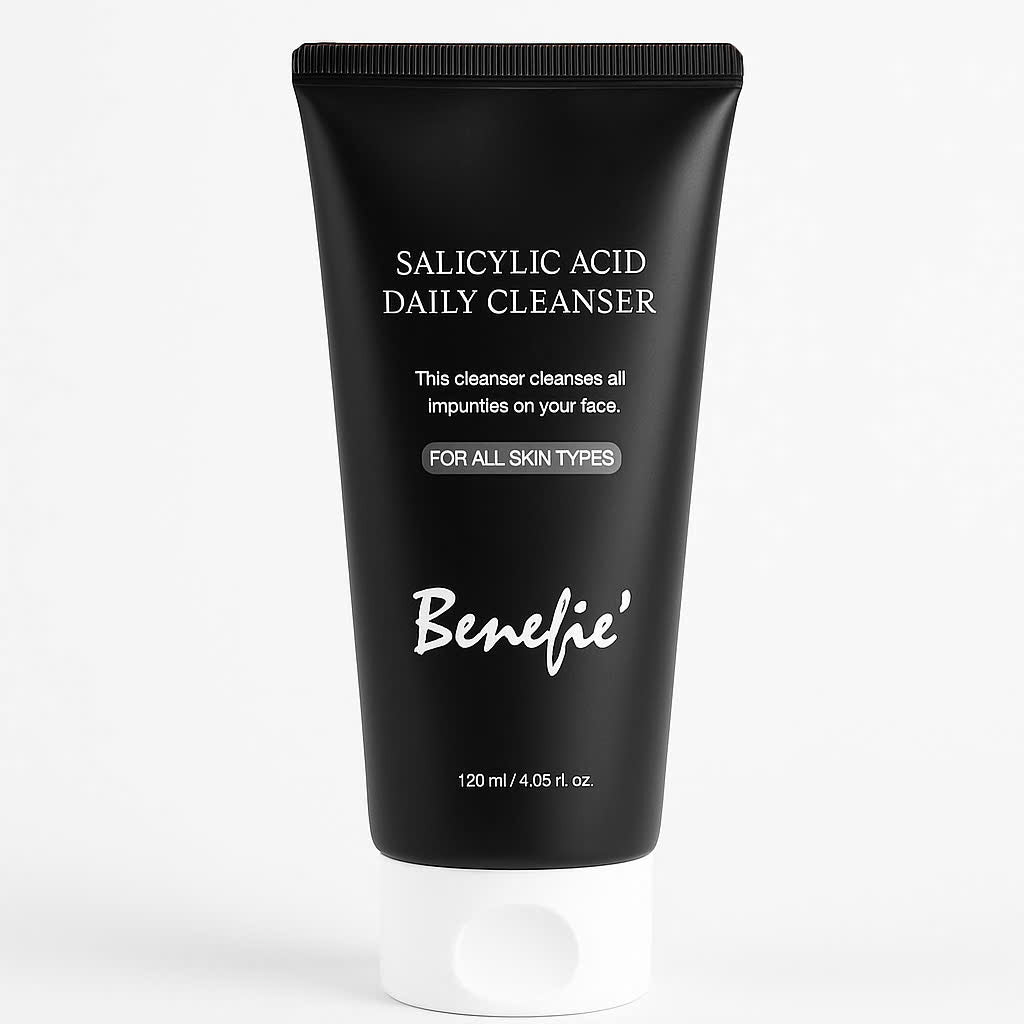 Benefie’ Salicylic Acid Daily Cleanser – SỮA RỬA MẶT HÀNG NGÀY BHA dịu nhẹ cho mọi loại daSẢN XUẤT TẠI HÀN QUỐC 120ml